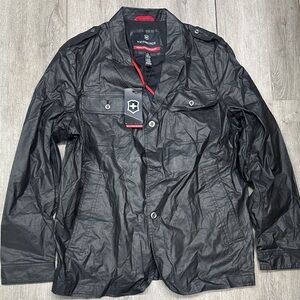 Victorinox Charcoal Men's Military Jacket